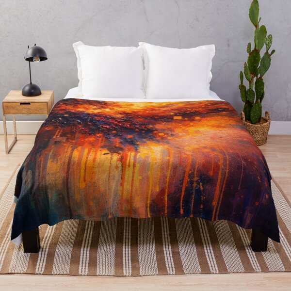 Item preview, Cosmic Nebula Explosion Blue and Orange Abstract designed and sold by Joey Santiago.