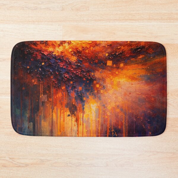 Item preview, Cosmic Nebula Explosion Blue and Orange Abstract designed and sold by Joey Santiago.