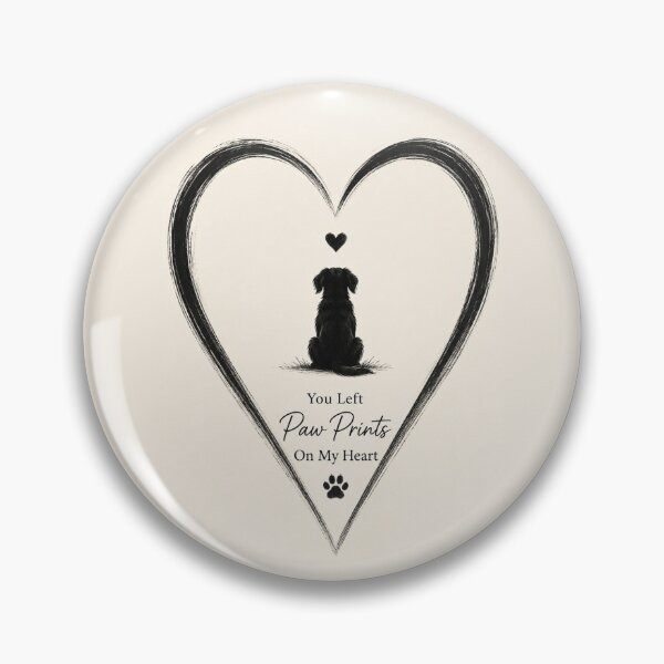 Item preview, You Left Paw Prints On My Heart designed and sold by Meandmyshop.