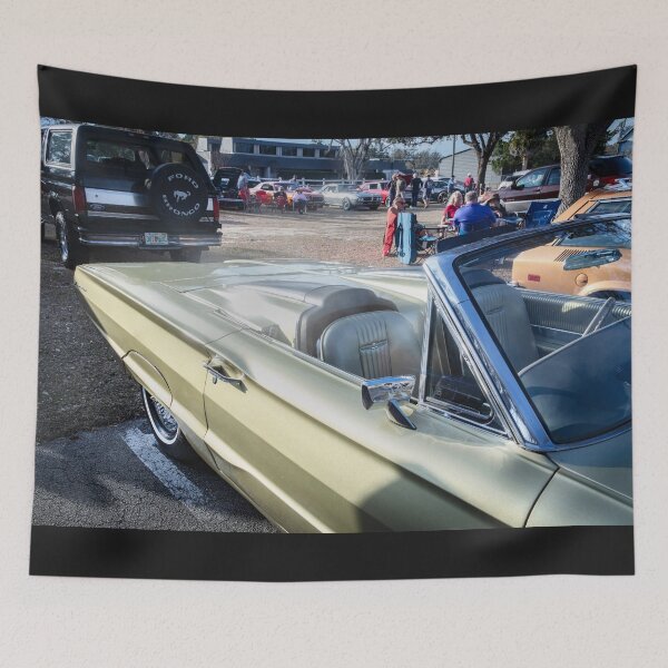 Item preview, 1965 Ford Thunderbird Roadster - Metallic Green Classic Car Graphic designed and sold by RichFrancoCars.