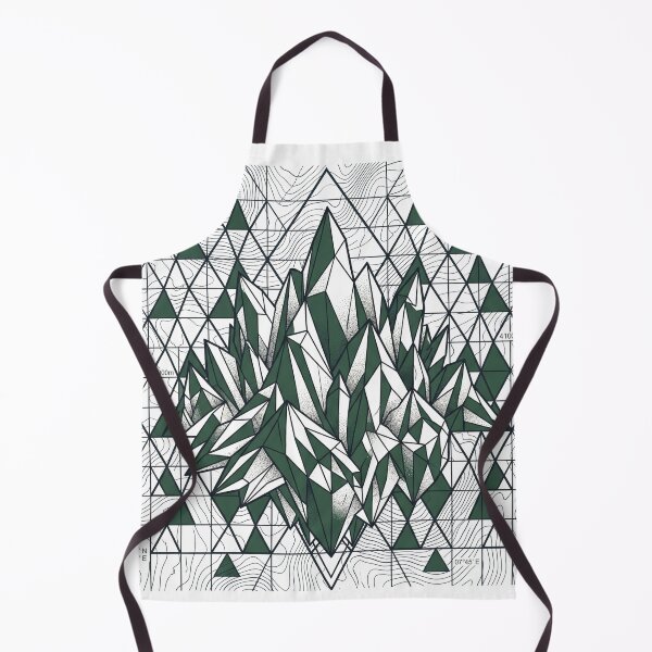 Item preview, Geometric Mountain Topography - High End Cartography Art designed and sold by krish-prints.