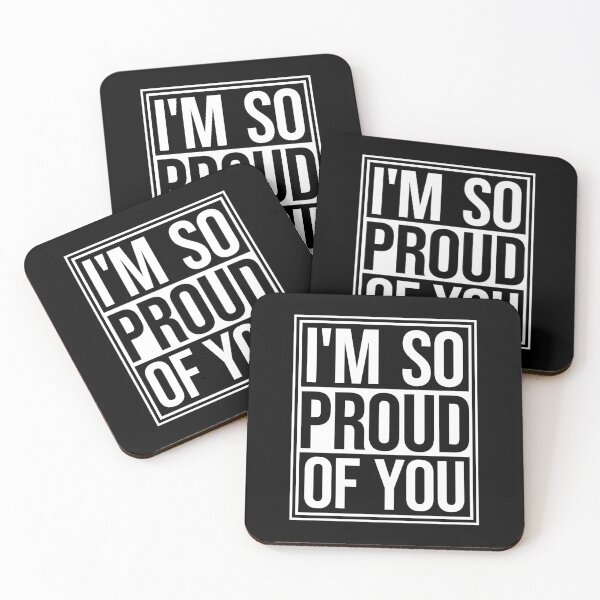 Item preview, I'm So Proud Of You Wholesome Encouraging Heartfelt Quote designed and sold by shirt-o-mat.