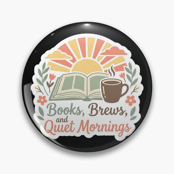 Item preview, Sunrise Books and Coffee Sticker  designed and sold by Sketchlegacy.