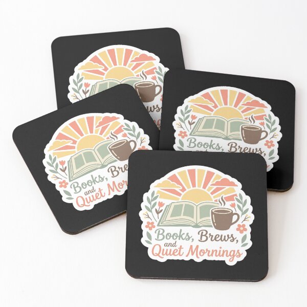 Item preview, Sunrise Books and Coffee Sticker designed and sold by Sketchlegacy.
