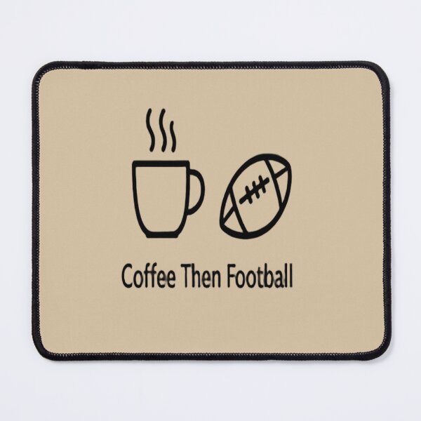 Item preview, Coffee Then Football | Minimalist Football Lover Design designed and sold by ArthUpscale.