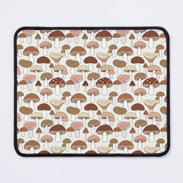 Item preview, Mushroom Pattern Earthy Brown Cottagecore Botanical Forest designed and sold by Zaya_art.