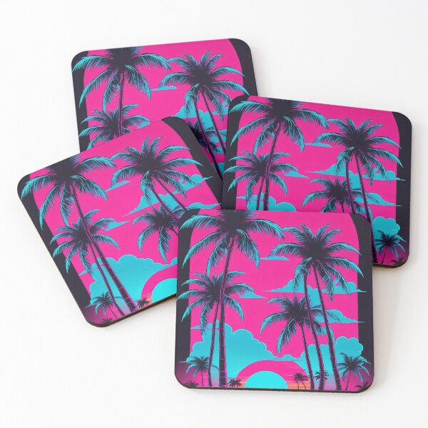 Item preview, Neon Vice City Palm Trees Sunset designed and sold by GoochyMan Designs.