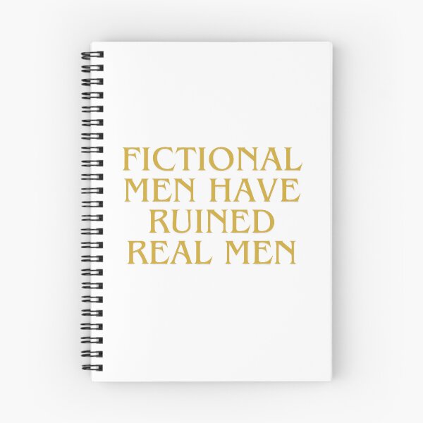 Item preview, Fictional men have ruined real men designed and sold by creativityisfun.