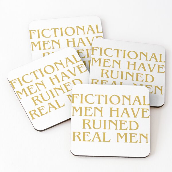 Item preview, Fictional men have ruined real men designed and sold by creativityisfun.
