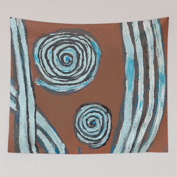 Item preview, Abstract Circles and Lines designed and sold by Yoga, Abstracts, etc..
