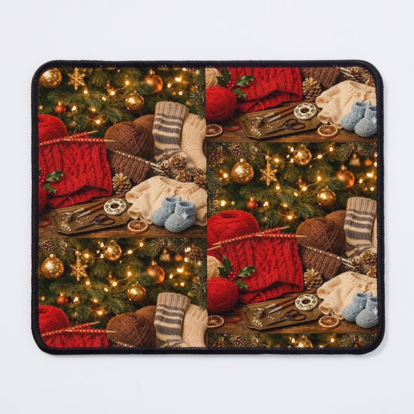 Item preview, ​Cozy Christmas Knitting Corner. designed and sold by JoyNest = "The nest of joy".