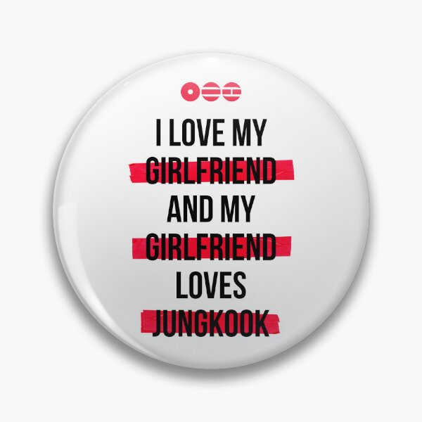 Artikelvorschau, JUNGKOOK – Ich liebe meine Freundin und meine Freundin liebt JUNGKOOK T-Shirt entworfen und verkauft von YOSHFRIDAYS.