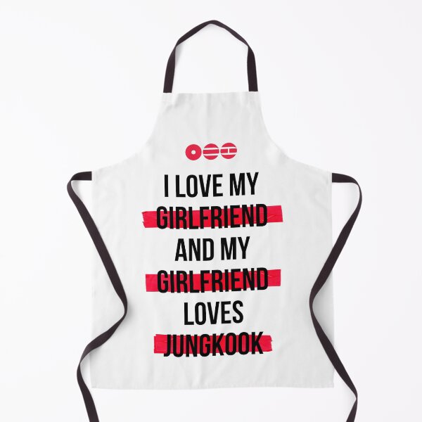 Item preview, JUNGKOOK - I love my girlfriend and my girlfriend loves JUNGKOOK T-Shirt designed and sold by YOSHFRIDAYS.