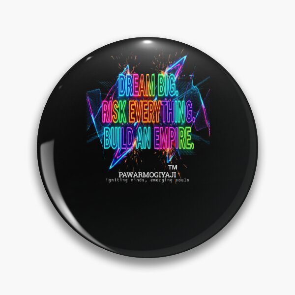 Item preview, Dream Big Risk Everything Build An Empire Motivational Quote designed and sold by Pawar1999.