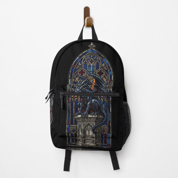 Item preview, Dragón Azul Guardián — Vitral Gótico de Catedral designed and sold by David Mateo ArtWorks.