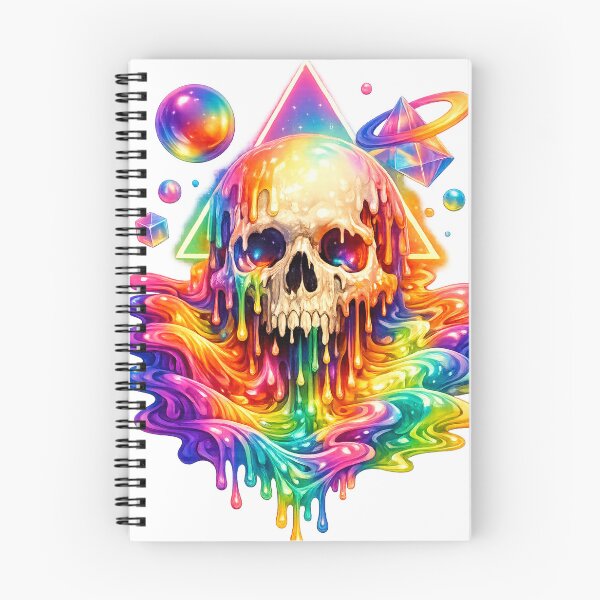 Item preview, Melting Reality Skull designed and sold by KlyvoraPrints.