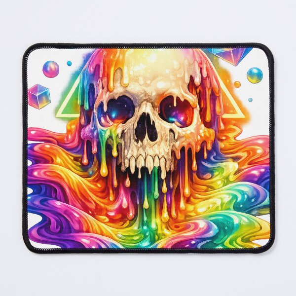 Item preview, Melting Reality Skull designed and sold by KlyvoraPrints.