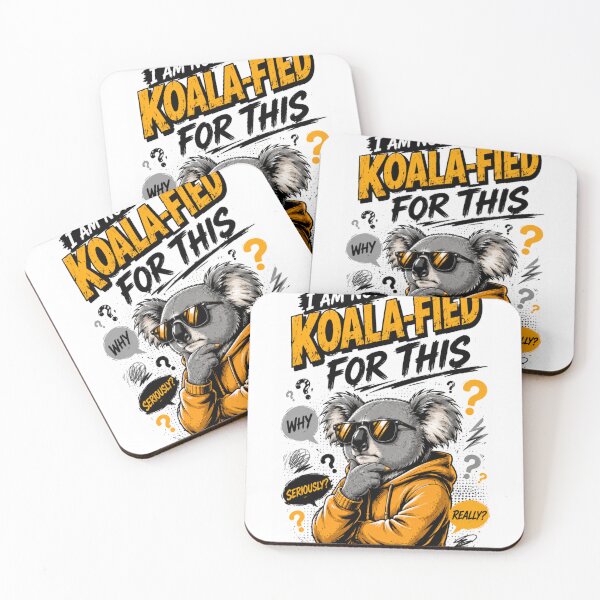 Item preview, Koala-fied For This Funny Koala designed and sold by BagFactoryUK.