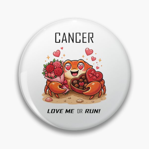 Item preview, Cancer - Love me or Run! designed and sold by Remake Design Lab.