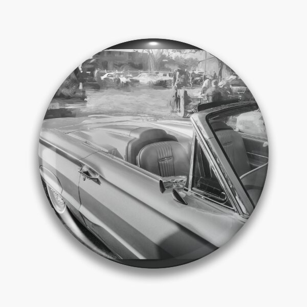 Item preview, 1965 Ford Thunderbird Roadster - Metallic Green Classic Car Graphic designed and sold by RichFrancoCars.
