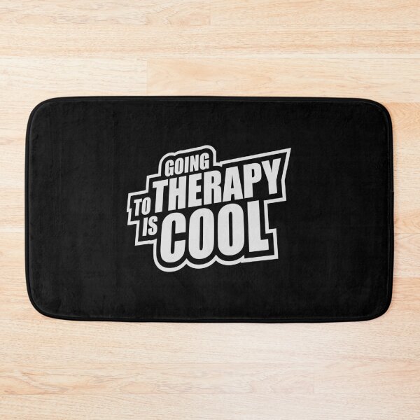 Item preview, Going To Therapy Is Cool Funny Mental Health Quote designed and sold by shirt-o-mat.