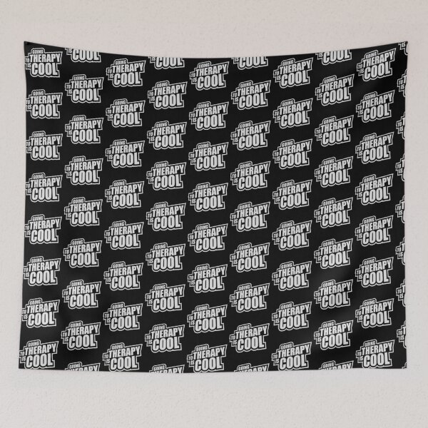 Item preview, Going To Therapy Is Cool Funny Mental Health Quote designed and sold by shirt-o-mat.