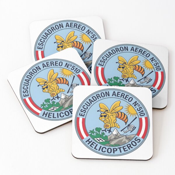 Item preview, Official Insignia of the Peruvian Air Force - Air Squadron No. 510 (Helicopters) designed and sold by CharlieDesings.