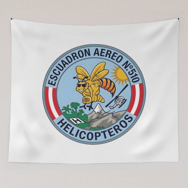 Item preview, Official Insignia of the Peruvian Air Force - Air Squadron No. 510 (Helicopters) designed and sold by CharlieDesings.