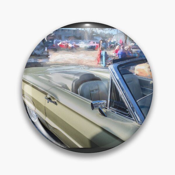 Item preview, 1965 Ford Thunderbird Roadster - Metallic Green Classic Car Graphic designed and sold by RichFrancoCars.