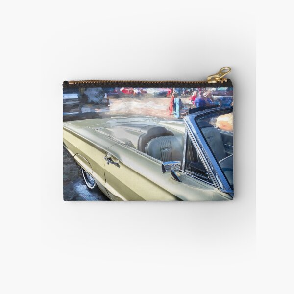 Item preview, 1965 Ford Thunderbird Roadster - Metallic Green Classic Car Graphic designed and sold by RichFrancoCars.