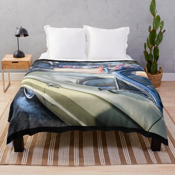 Item preview, 1965 Ford Thunderbird Roadster - Metallic Green Classic Car Graphic designed and sold by RichFrancoCars.