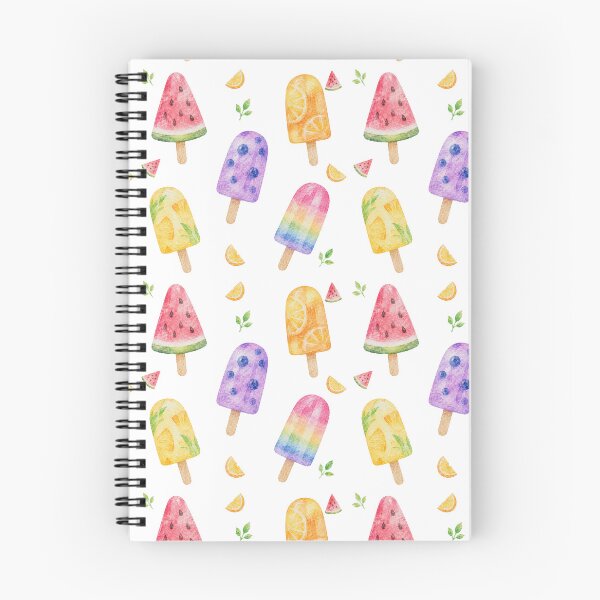 Item preview, Watercolor Fruit Ice Pops Summer Pattern designed and sold by Ora-kuro.