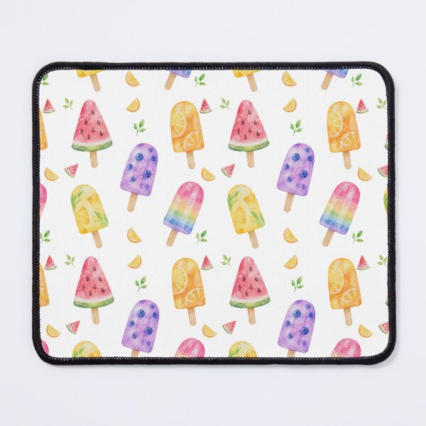 Item preview, Watercolor Fruit Ice Pops Summer Pattern designed and sold by Ora-kuro.