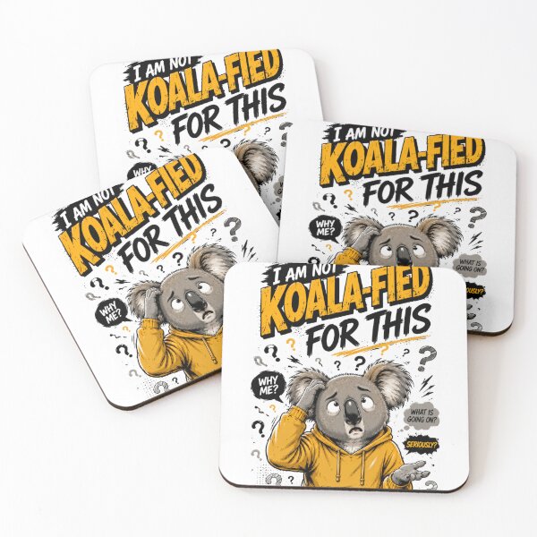 Item preview, Koala-fied For This Funny Koala designed and sold by BagFactoryUK.