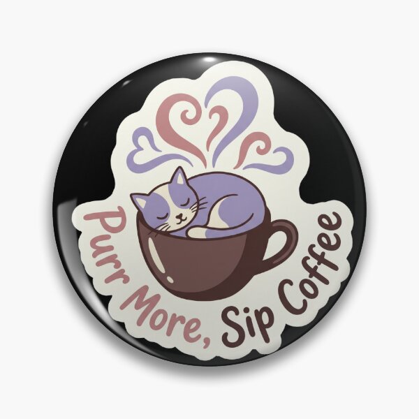 Item preview, Cozy Cat Coffee Cup Sticker designed and sold by Sketchlegacy.