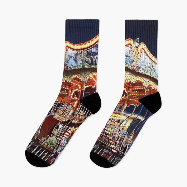 Item preview, Wildwood NJ – Venetian Carousel at Night designed and sold by Susan Savad.