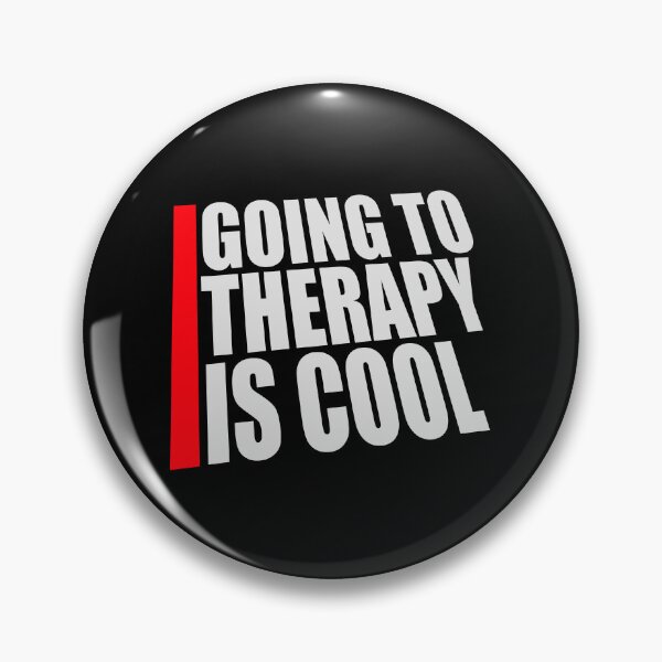 Item preview, Going To Therapy Is Cool Funny Mental Health Quote designed and sold by shirt-o-mat.