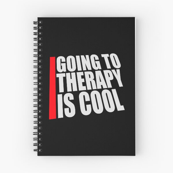 Item preview, Going To Therapy Is Cool Funny Mental Health Quote designed and sold by shirt-o-mat.