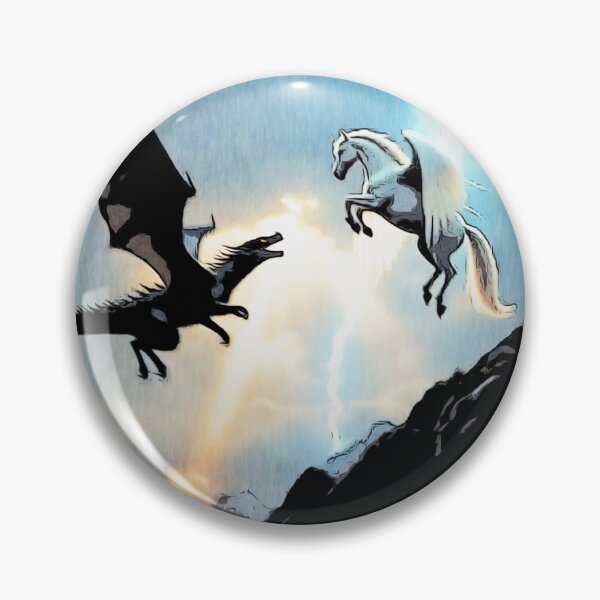Item preview, Battle Of The Dragon and Pegasus designed and sold by NaturePrints.