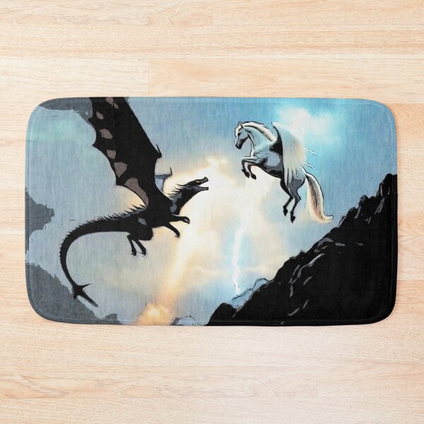 Item preview, Battle Of The Dragon and Pegasus designed and sold by NaturePrints.