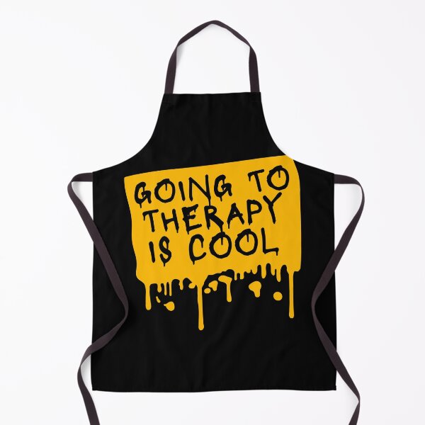 Item preview, Going To Therapy Is Cool Funny Mental Health Quote designed and sold by shirt-o-mat.
