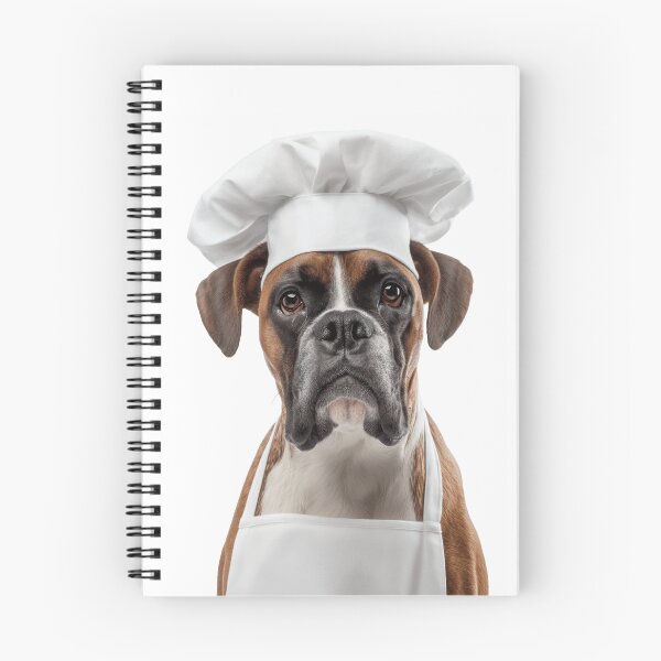 Item preview, Funny Boxer Dog Chef Realistic Animal Cooking Humor Art designed and sold by LazyOwlStore.