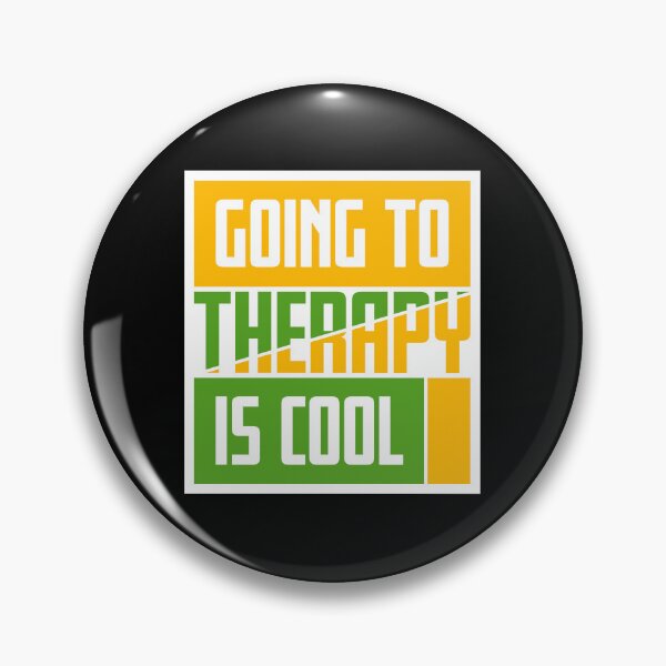 Item preview, Going To Therapy Is Cool Funny Mental Health Quote designed and sold by shirt-o-mat.