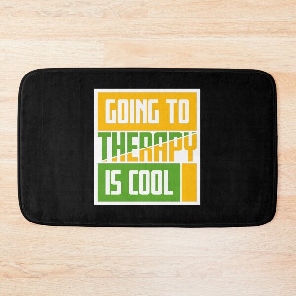 Item preview, Going To Therapy Is Cool Funny Mental Health Quote designed and sold by shirt-o-mat.