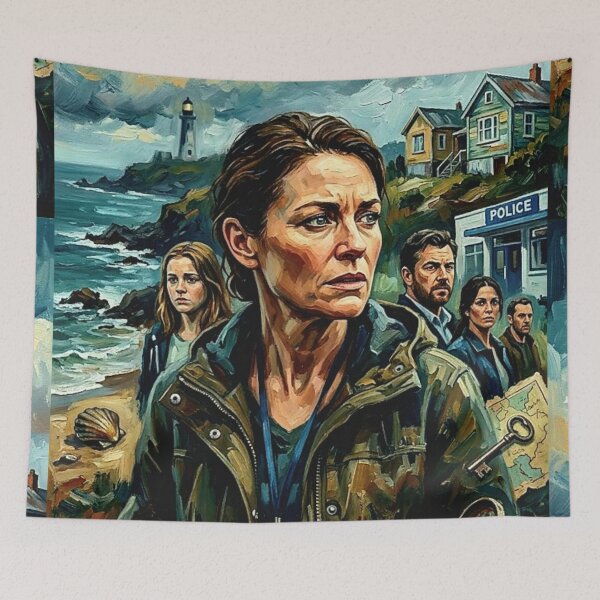 Item preview, Murder is Only the Surface. – The Gulf Fine Art Print designed and sold by Art's Diner.