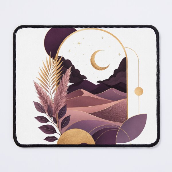 Item preview, Mystic Desert Moon Portal Art designed and sold by ModernMoodCo.