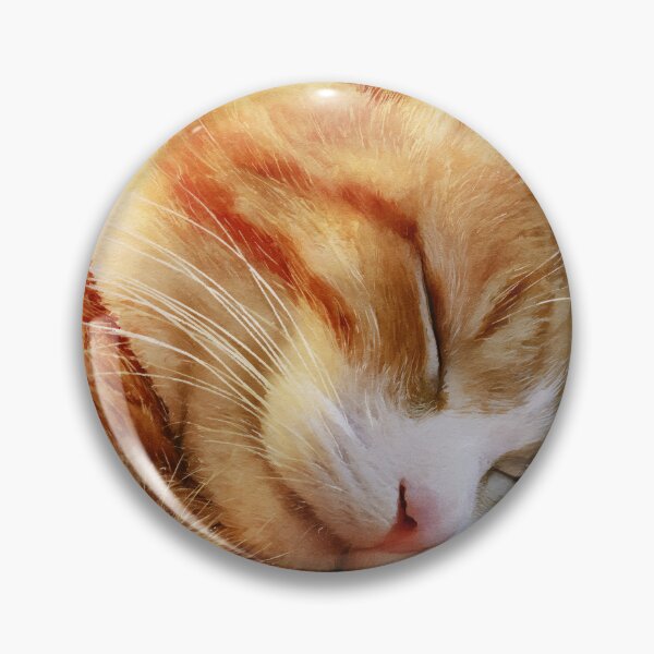 Item preview, Content Orange Cat Curled Up Sleeping Peacefully Cozy Warm Art designed and sold by Drissakembili.