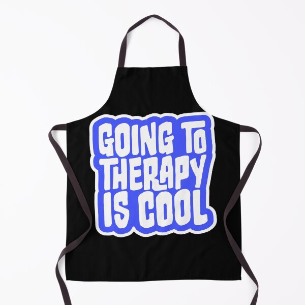 Item preview, Going To Therapy Is Cool Funny Mental Health Quote designed and sold by shirt-o-mat.
