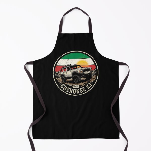 Item preview, Cherokee XJ White Off Road 4x4 Italy Flag Retro Sunset designed and sold by Off-Road-Zone.