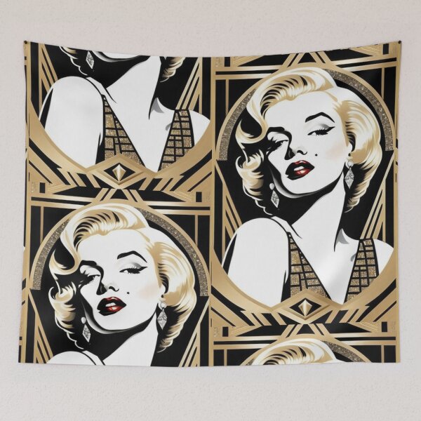 Item preview, Art - 1950s Hollywood Glamour Icon, Art Deco Portrait designed and sold by Beat-It.